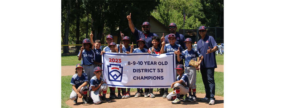 8-9-10’s 2023 District 53 Champions